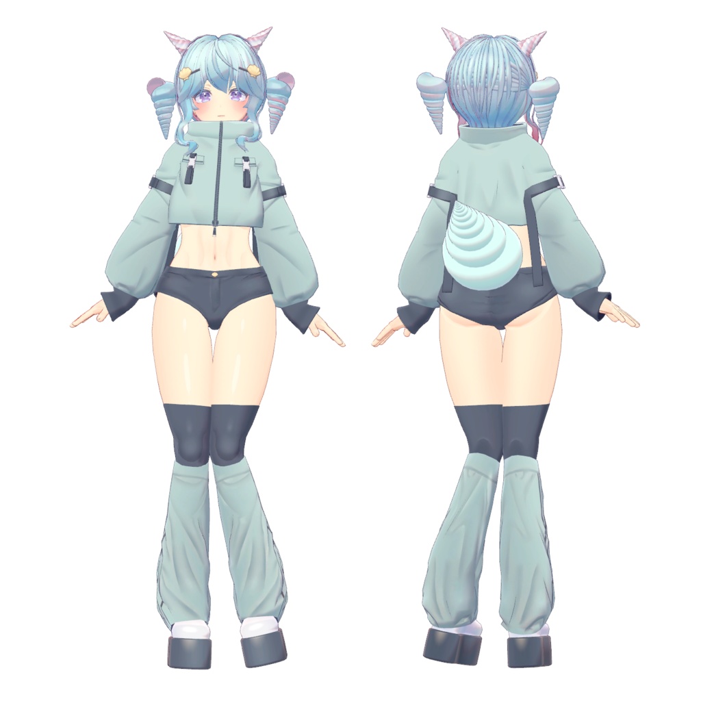 オリジナル3Dモデル「螺夢」