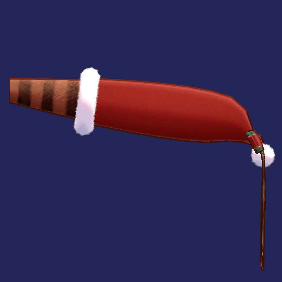 Santa Hat Tail