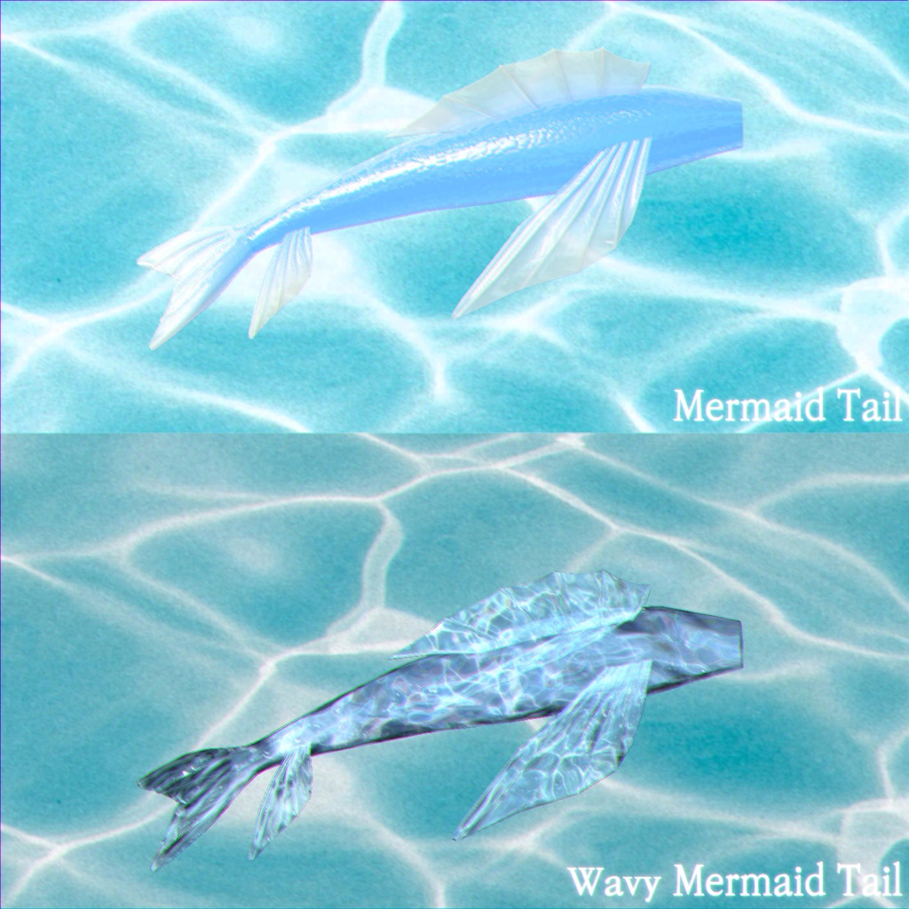 Wavy Mermaid Tail