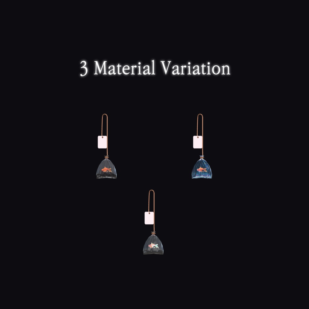 Fish Tea bag Earrings