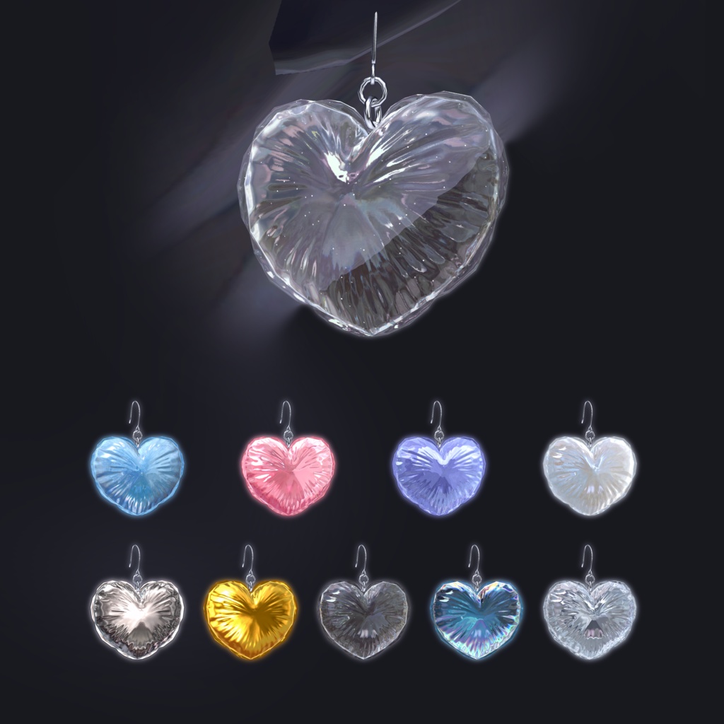 Heart Balloon Earrings