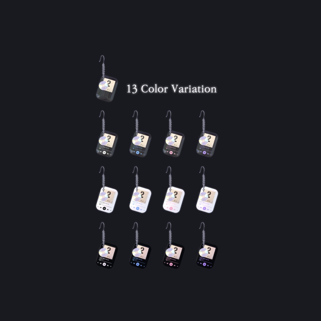 Music Player Earrings