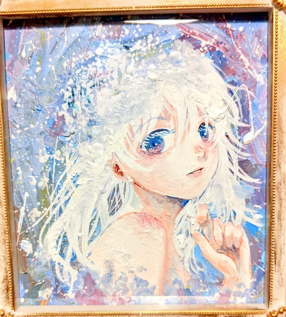 「染まる」アクリル原画