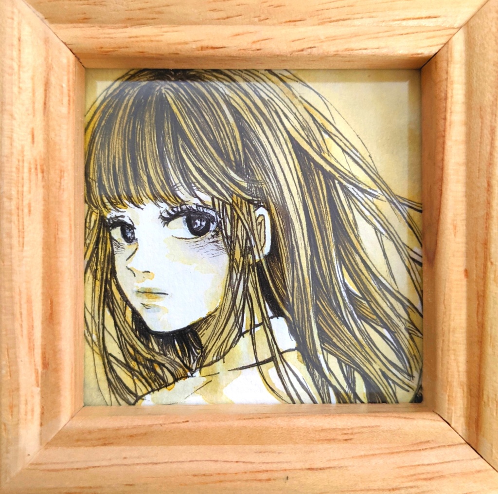 「振り向き」原画