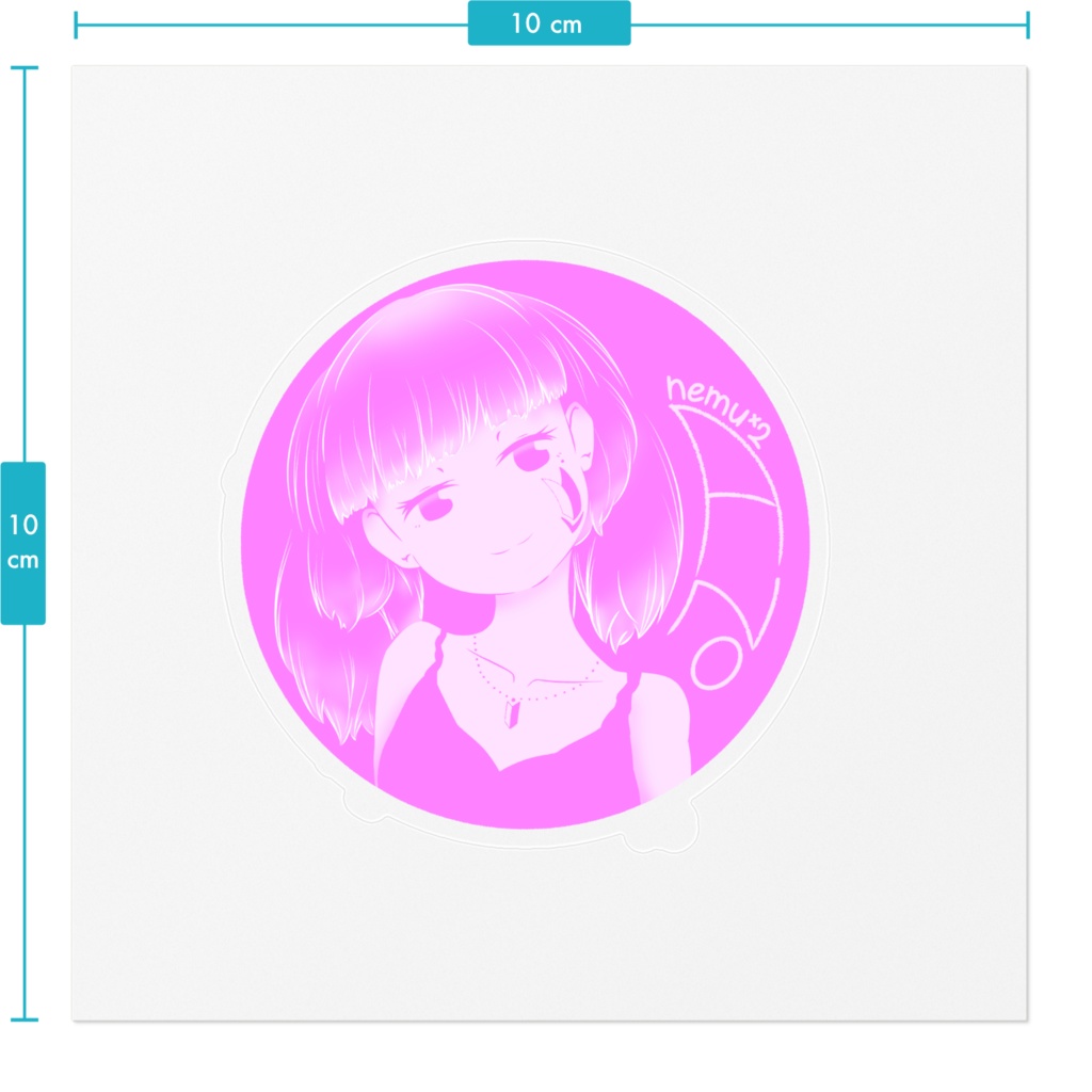 あののんのすてっかー(みちのしん絵)