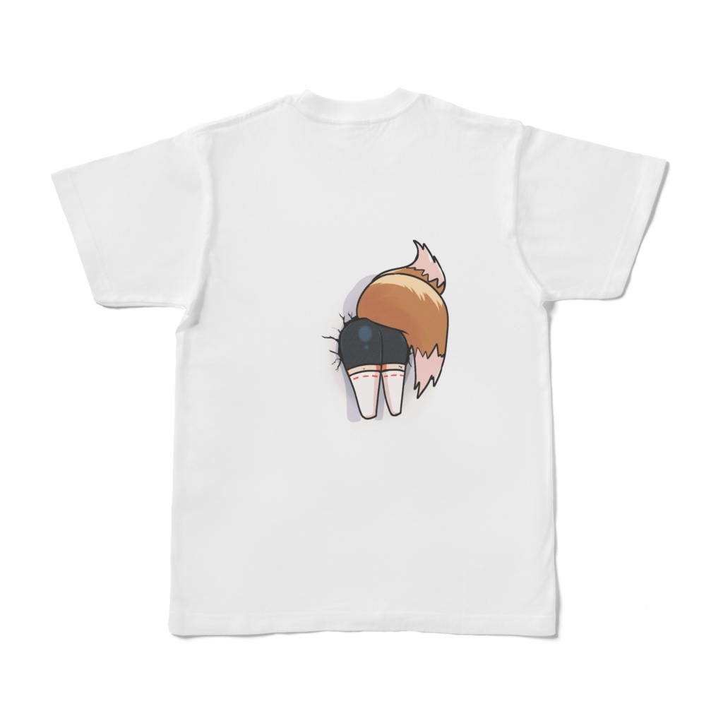 狐大ハマりTシャツ