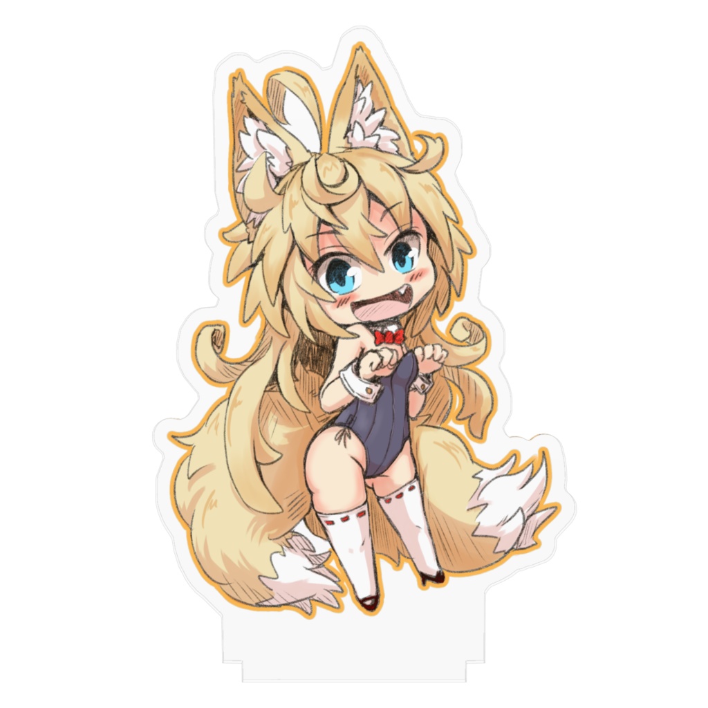 シフォン バニーver アクリルフィギュア - 青 -