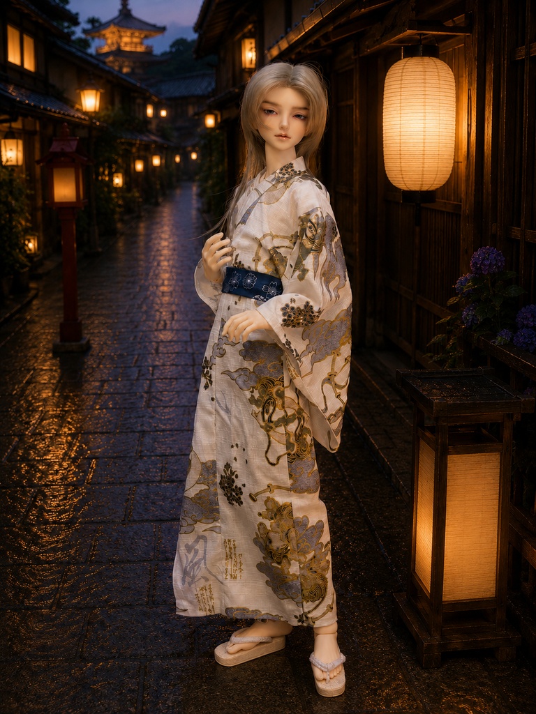 浴衣（風神・雷神）