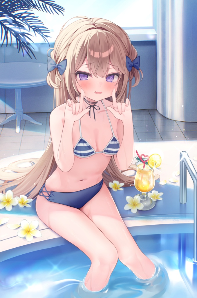 水着の妹ちゃんタペストリー