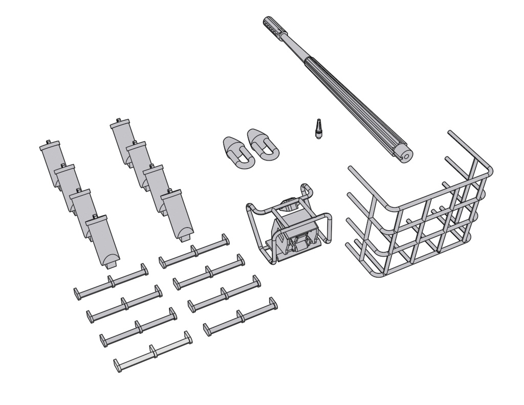 1/35 87式偵察警戒車 ディティールアップ&自重変形タイヤセット(ピットロード用)