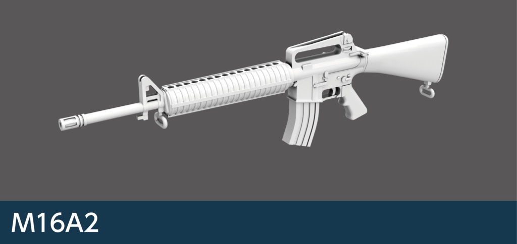 1/35 現用小火器  M16シリーズ