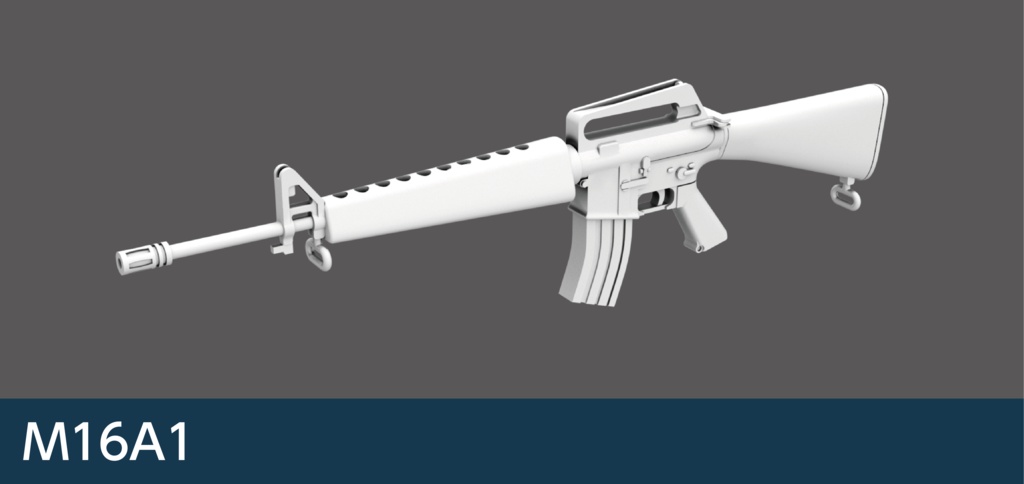 1/35 現用小火器  M16シリーズ