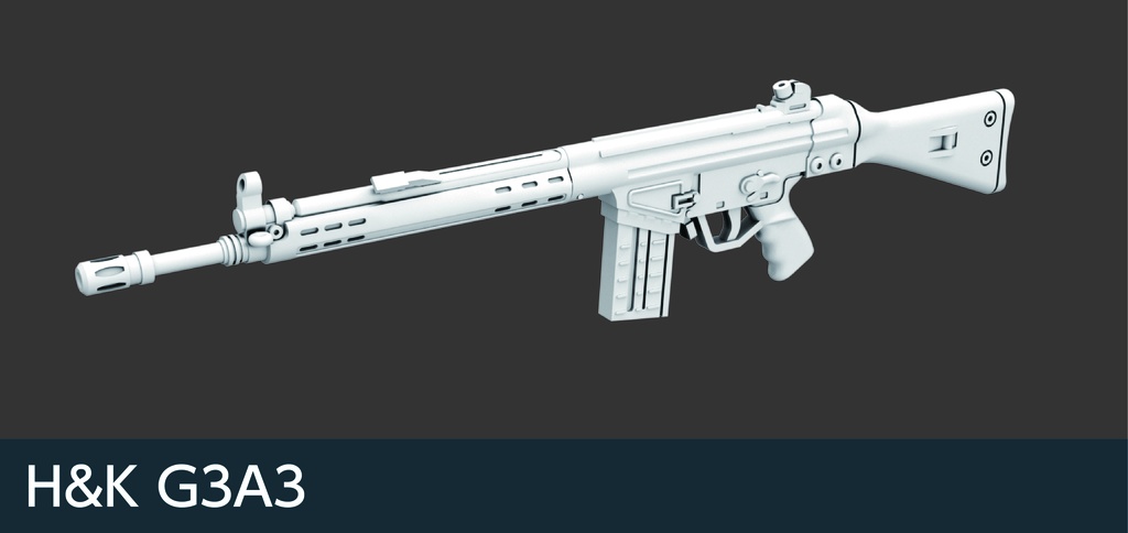 1/35 現用小火器シリーズ H&K G3シリーズ