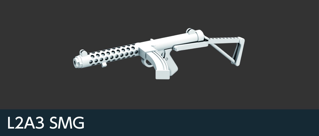 1/35 現用小火器シリーズ L2A3 スターリングSMG