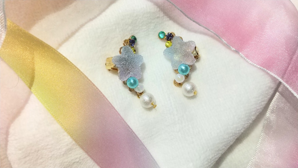 お星さまのイヤリング