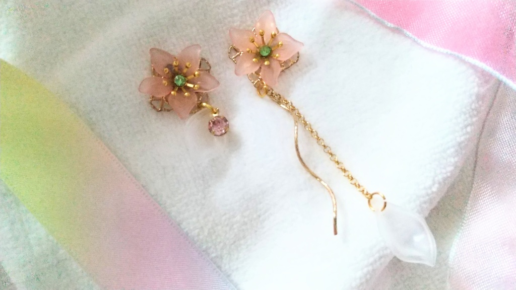 春を告げるイヤリング