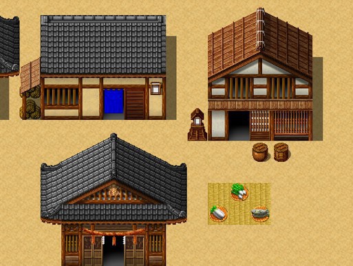 32×32 和風マップチップ