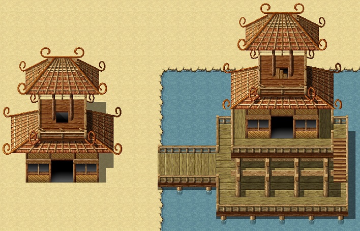 2DRPG風 弥生時代 マップチップ