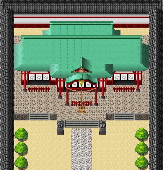 RPGツクールMV用 寺・神社タイルセット