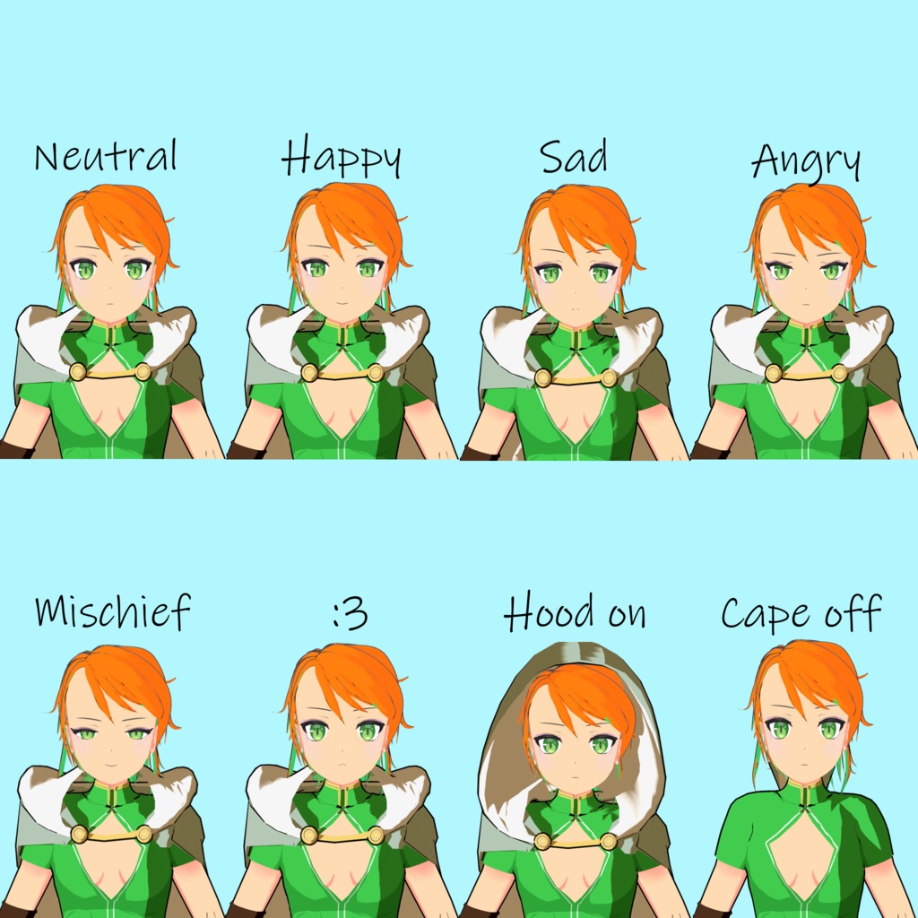 Forest Scout Girl | VRM VTuber Model