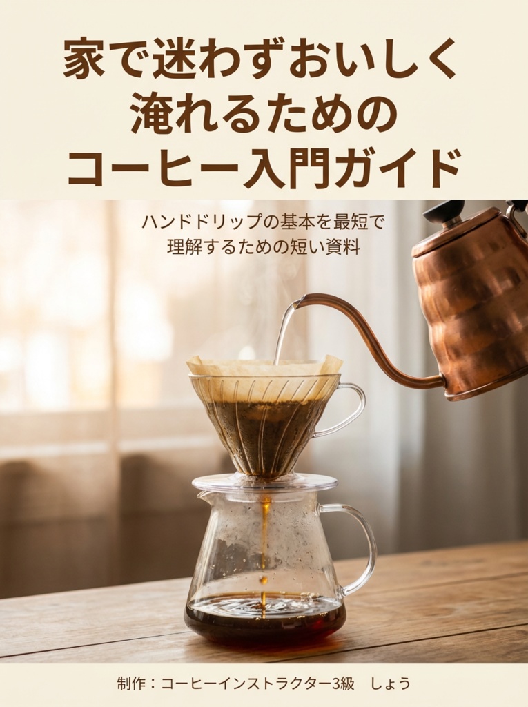 家で迷わず美味しく淹れるためのコーヒー入門ガイド