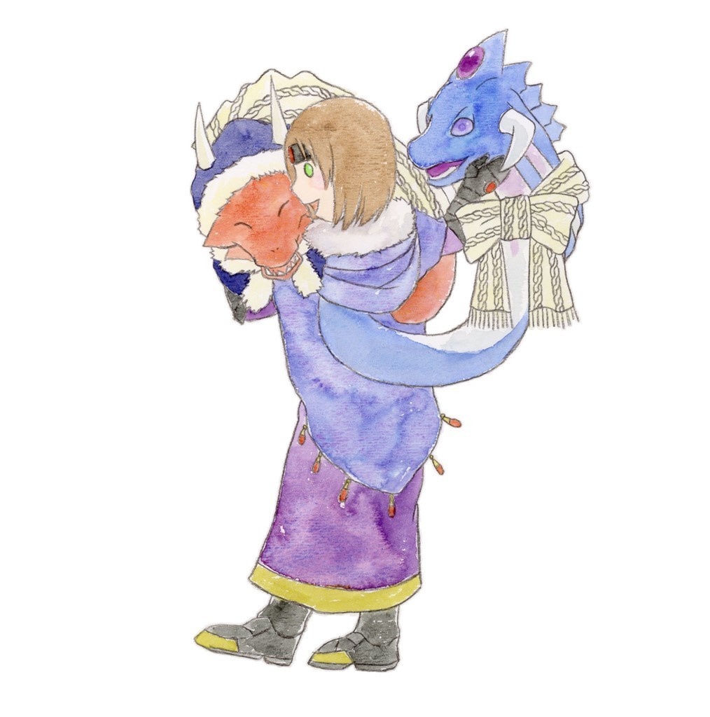 ギョロとウルルンアクリルスタンド　冬