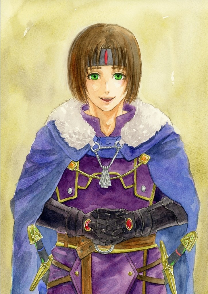 スターオーシャン2肖像画風イラスト