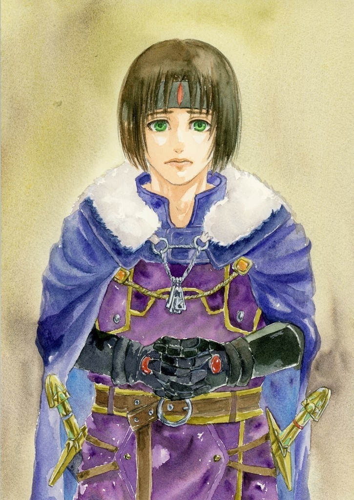 スターオーシャン2肖像画風イラスト