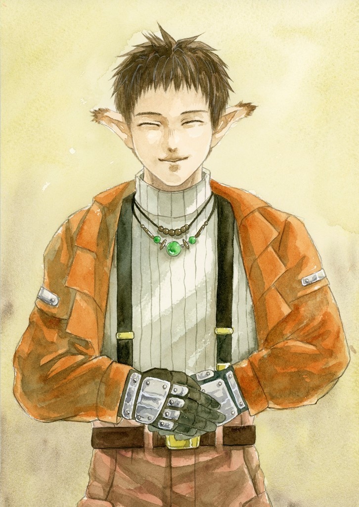 スターオーシャン2肖像画風イラスト