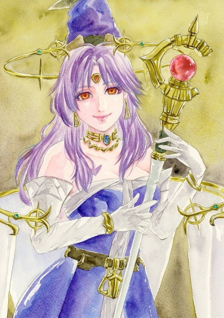 スターオーシャン2肖像画風イラスト