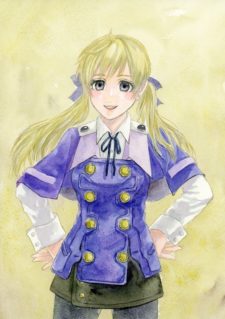 スターオーシャン2肖像画風イラスト