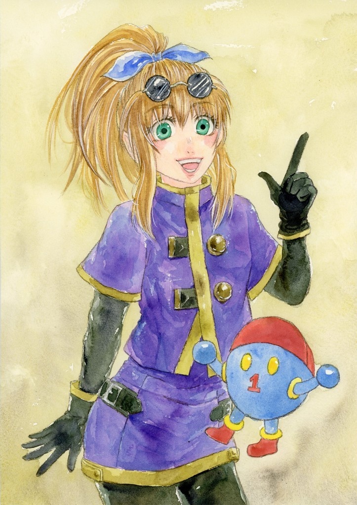 スターオーシャン2肖像画風イラスト