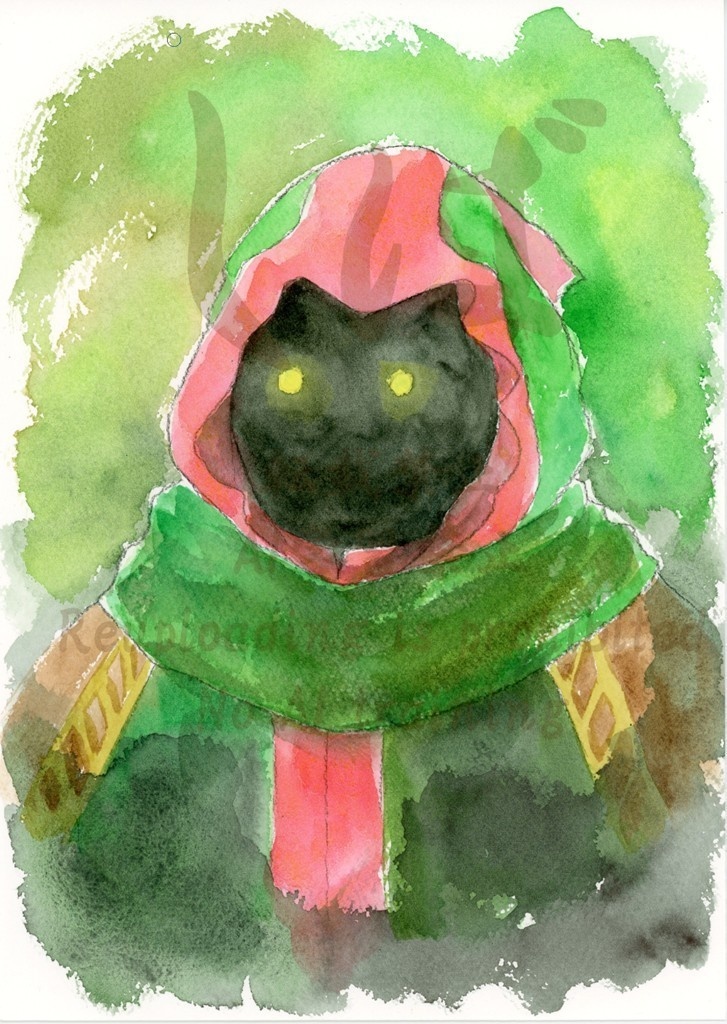 十賢者/B5イラスト(水彩原画)