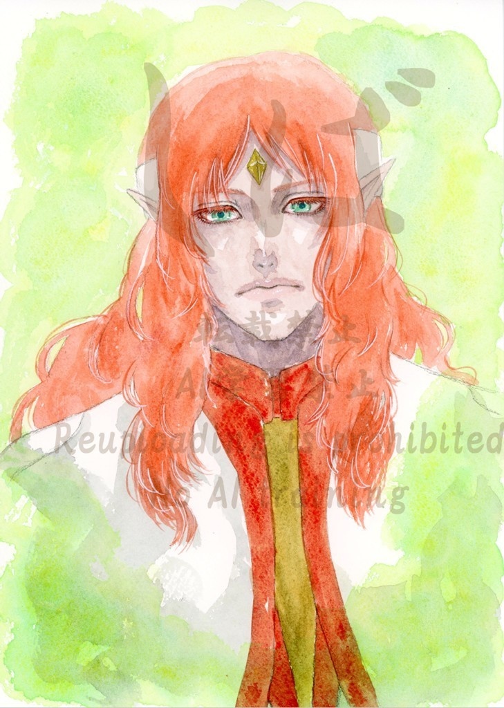 十賢者/B5イラスト(水彩原画)