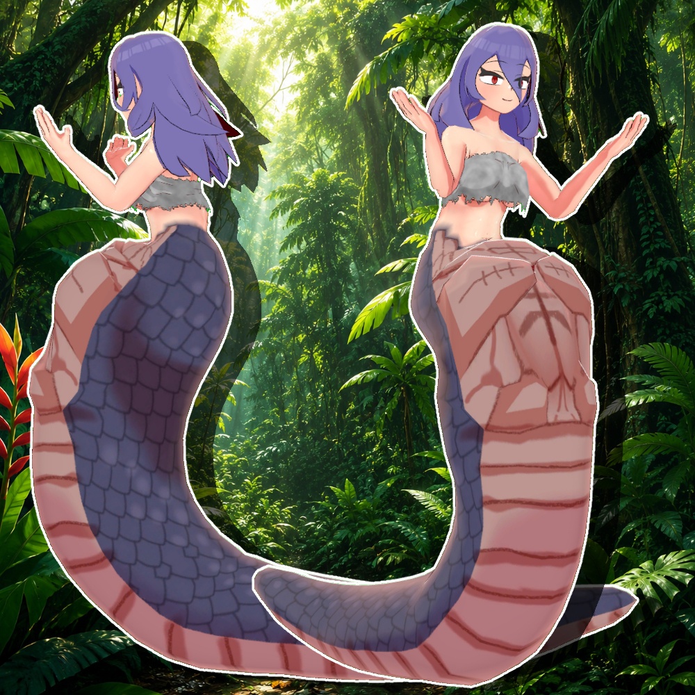 ラミア-VRChat対応モデル-