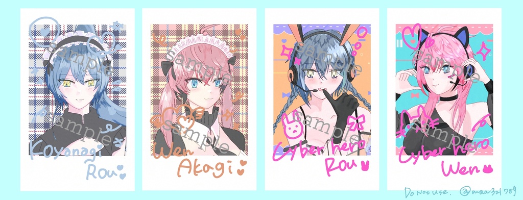 ぎゃうるふ チェキ にじさんじ 未開封 20点 ぎゃうるふ】ランダム