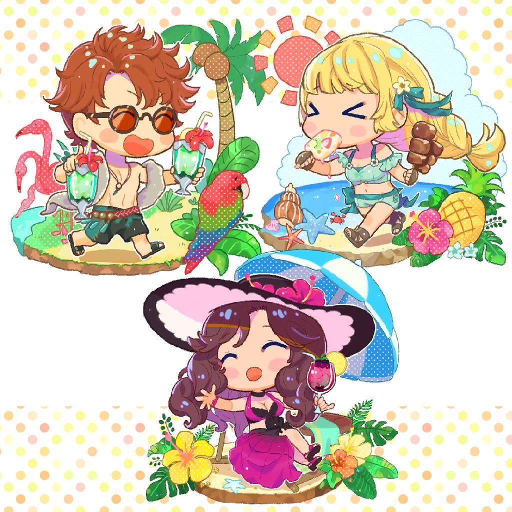 風花雪月水着アクスタ(ドロテア・シルヴァン・イングリット)