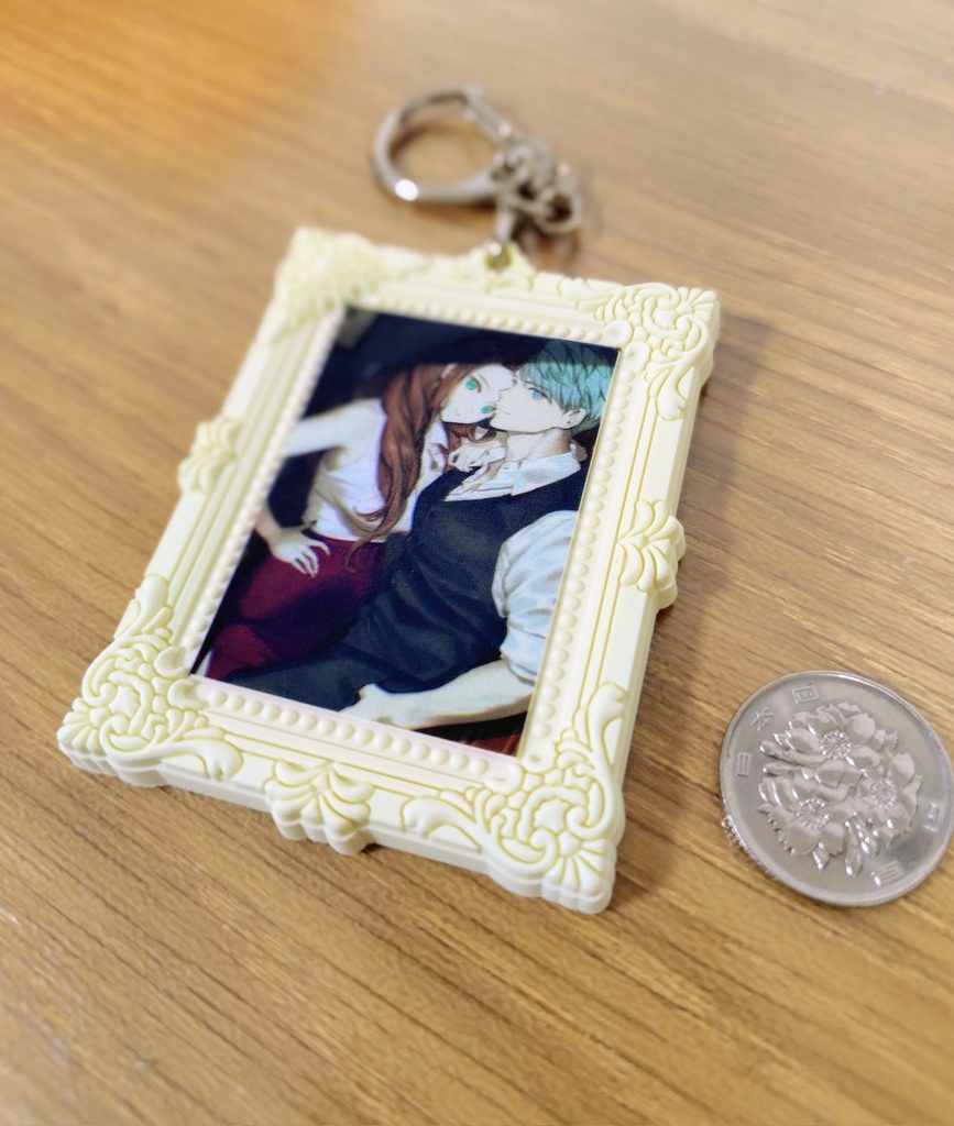 ラバー額縁キーホルダー