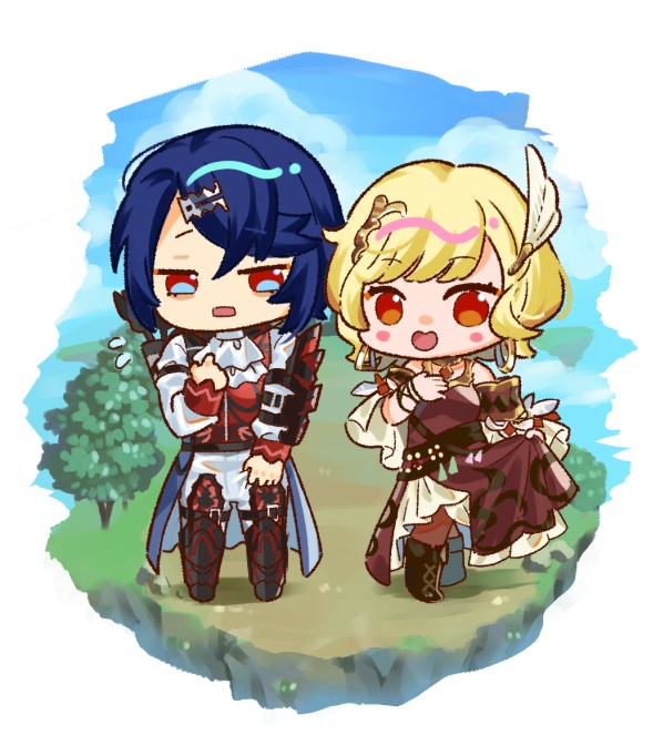 エンゲージのアクキー&アクスタ(リュール♀カムイ・スタシト)