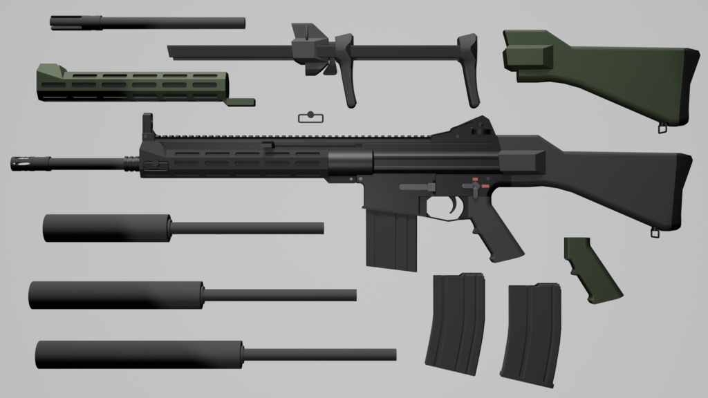 H&K G3風 バトルライフル StG3「A」