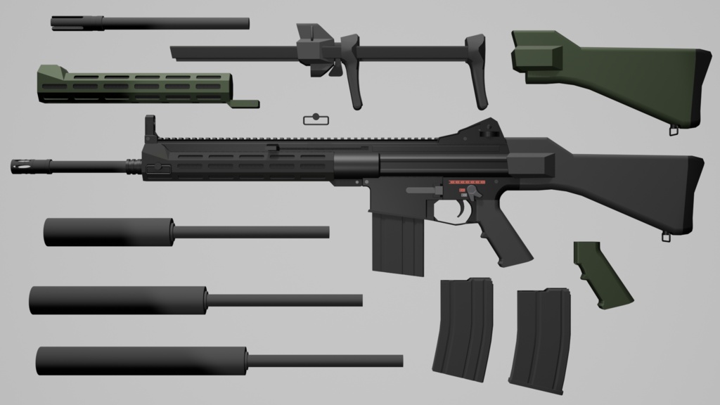 H&K G3風 バトルライフル StG3「G」