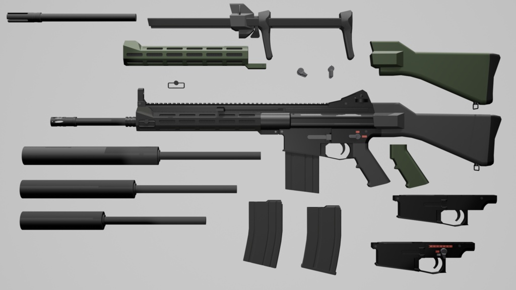 H&K G3風 バトルライフル StG3「A&G&P」
