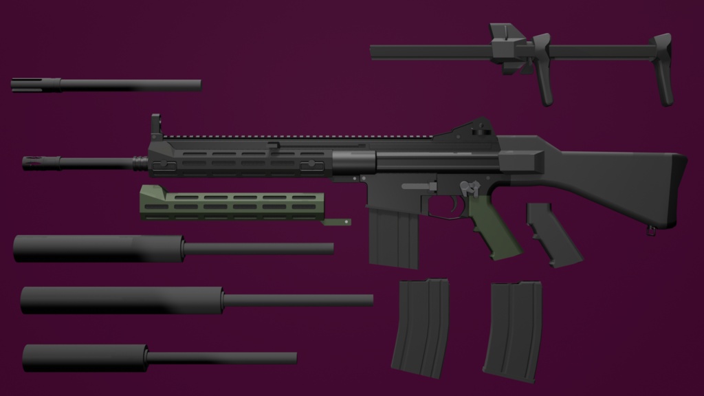 H&K G3風 バトルライフル StG3「P」