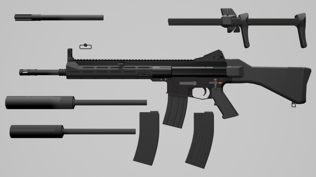H&K HK33 CETME L 風 アサルトライフル StG33「A」
