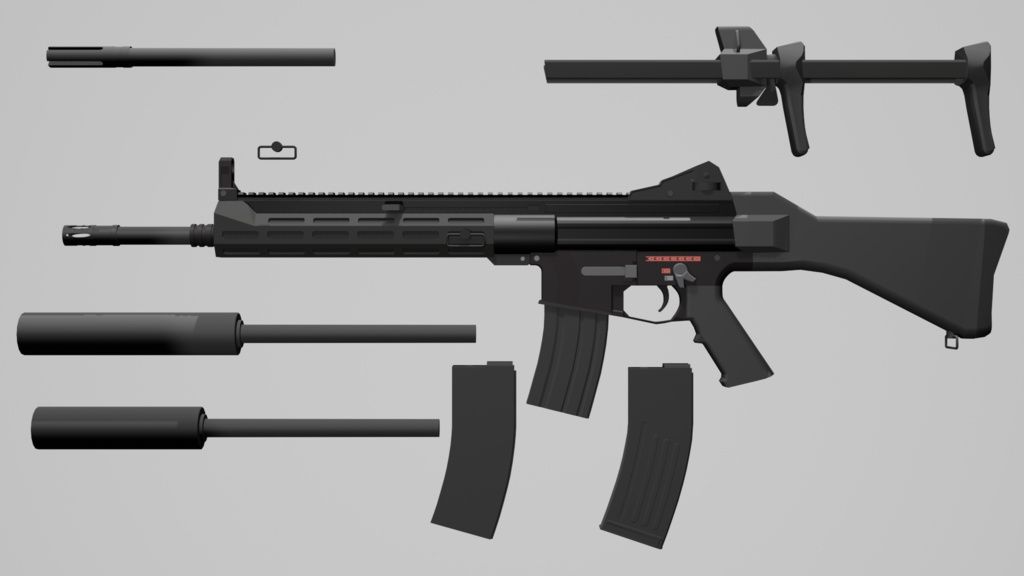 H&K HK33 CETME L 風 アサルトライフル StG33「G」