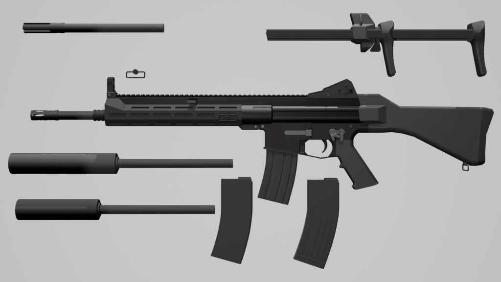 H&K HK33 CETME L 風 アサルトライフル StG33「P」