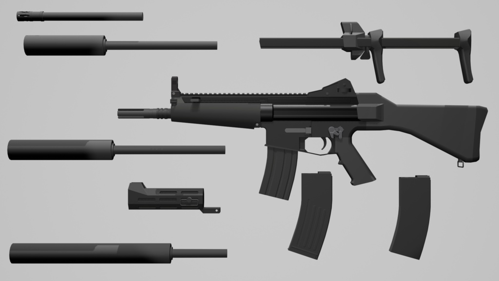 H&K HK53風アサルトライフル StG53「P」