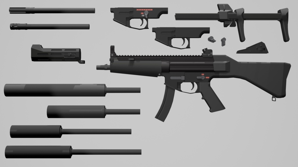 H&K MP5風サブマシンガン SMG5 「A&G&P」