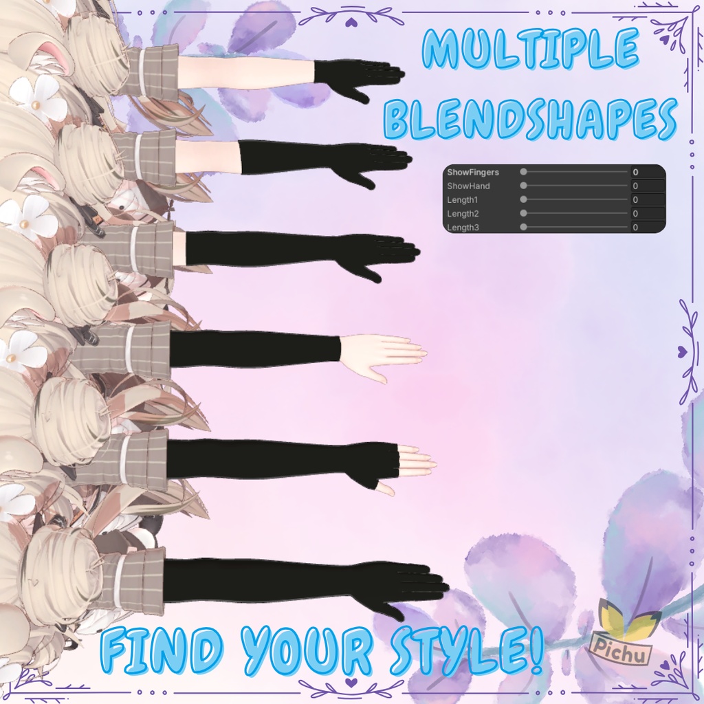 【MANUKA】【マヌカ】 Simple Gloves (Customizable)