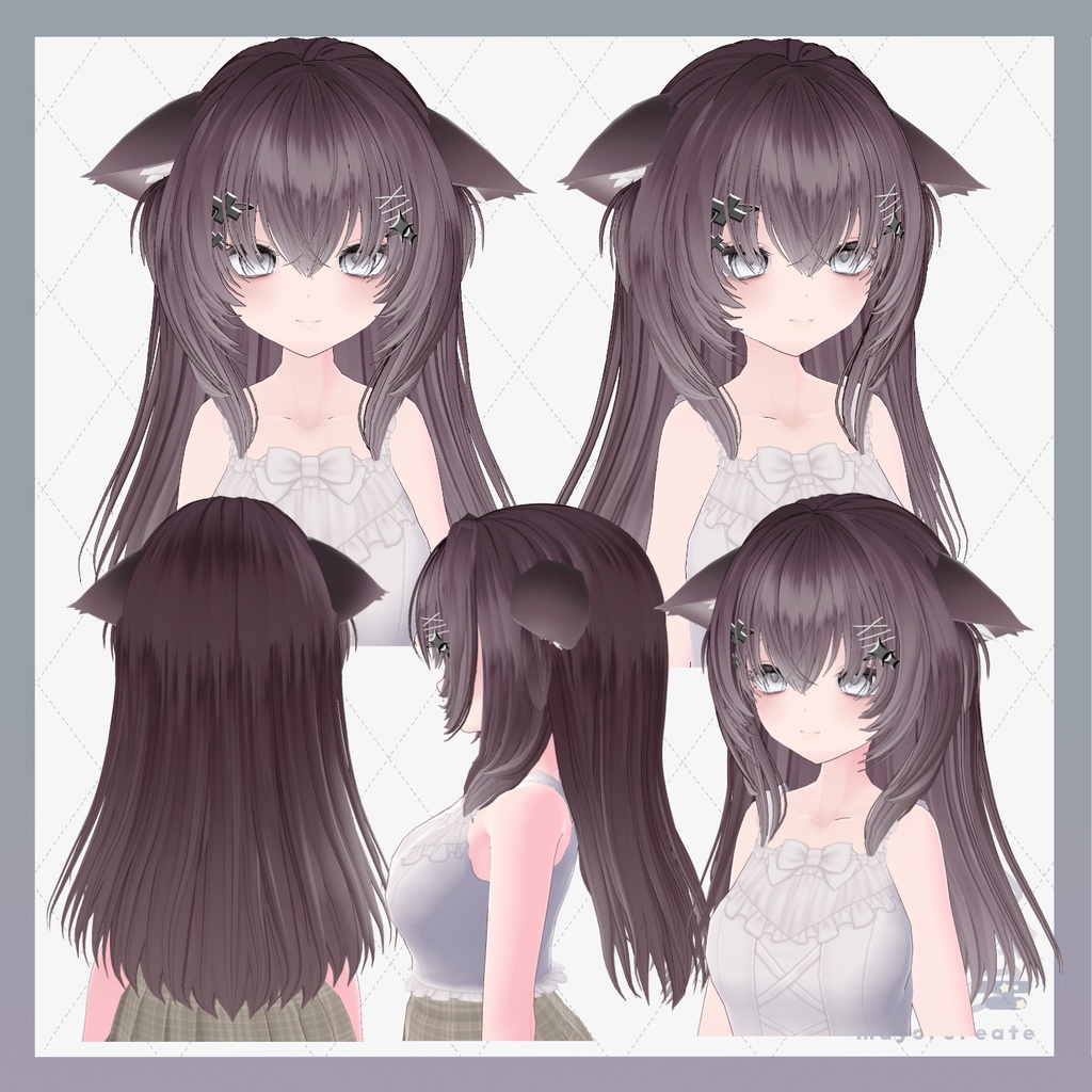 【VRoid hair】すとれいろんぐ【ヘアピン無料】